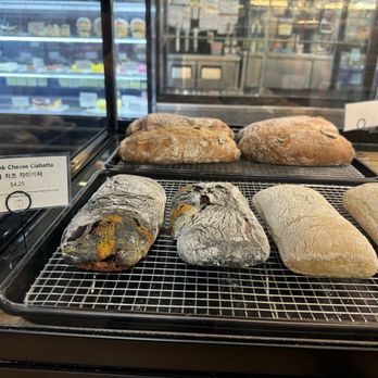 Cafe W Bakery and Desserts - Squid Ink Cheese Ciabatta - Cafes Near Me - Flushing, New York Cafe W Bakery and Desserts - Squid Ink Cheese Ciabatta - Cafes Near Me - Flushing, New York