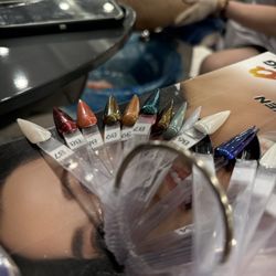 Blue Sky Nails & Lash Lowry - Color selection