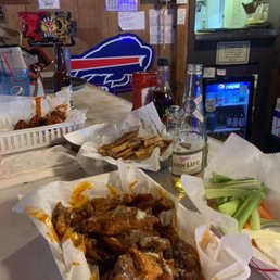 Wings and cold beers at the bar. Does it get much better? Wings and cold beers at the bar. Does it get much better?