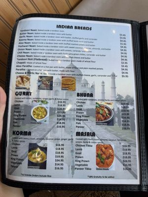 Menu photo 1 Indian Grill Pensacola, FL