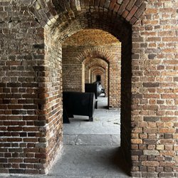 Fort Zachary Taylor Visitor Services - Cannons inside the fort