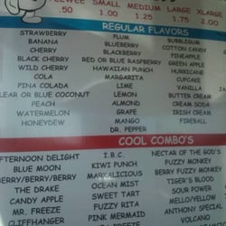 Bedford Snoball - Tons of different flavors to chose from.