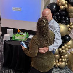 Harborview Restaurant & Lounge - My husband and I enjoying a great time for his 60th SURPRISE  birthday party