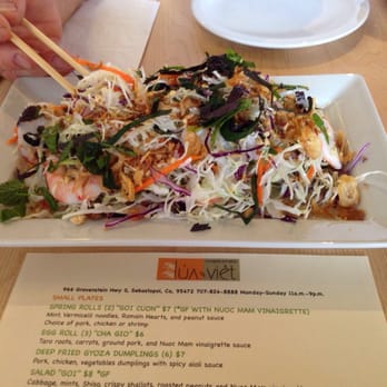 Viet House - Salad with shrimp $12 - Vietnamese Near Me - Sebastopol, California Viet House - Salad with shrimp $12 - Vietnamese Near Me - Sebastopol, California