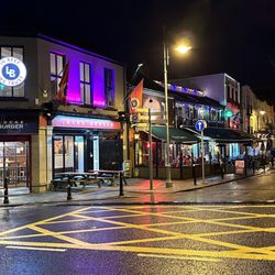 The Locke Bar - Outside the restaurant and Pub in December