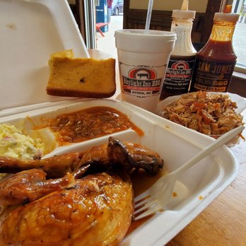 Skylight Inn BBQ - The chicken was so moist and tender and the "pig" was on point, too...but that cornbread...OMG! - Barbeque Near Me - Ayden, North Carolina Skylight Inn BBQ - The chicken was so moist and tender and the "pig" was on point, too...but that cornbread...OMG! - Barbeque Near Me - Ayden, North Carolina
