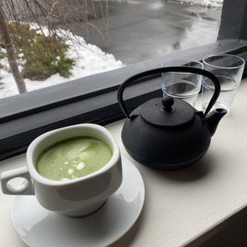 it's a hidden cafe - Matcha latte and hojicha tea (comes in a mini kettle) - Coffee & Tea Near Me - Hillsborough Township, New Jersey it's a hidden cafe - Matcha latte and hojicha tea (comes in a mini kettle) - Coffee & Tea Near Me - Hillsborough Township, New Jersey