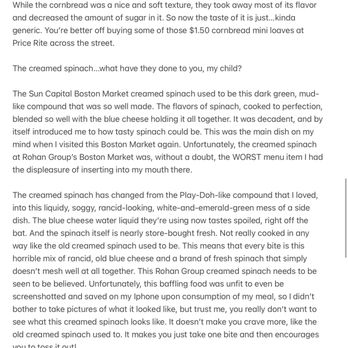 Boston Market - Review Part 2 - American Near Me - Amherst, New York