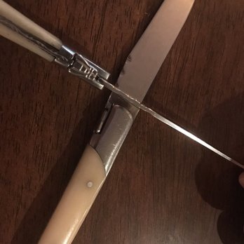 George and Violets  - Cool steak knives. - Steakhouses Near Me - Springfield, Oregon