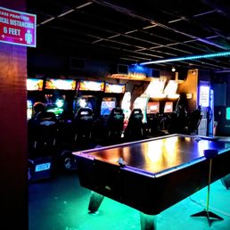 The downstairs section of the arcade.