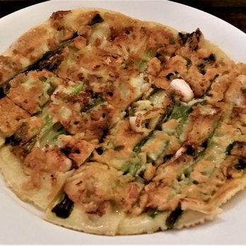 Sunhee's Farm and Kitchen - Scallion Pancake with seafood. - Korean Near Me - Troy, New York