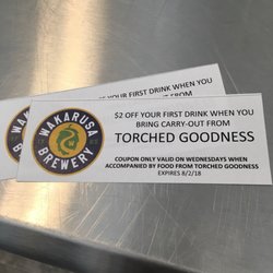 Torched Goodness - Local brewery deal $2 off