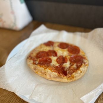 MOD Pizza - a pepperoni pizza on a piece of wax paper - Pizza Near Me - Burlington, North Carolina MOD Pizza - a pepperoni pizza on a piece of wax paper - Pizza Near Me - Burlington, North Carolina