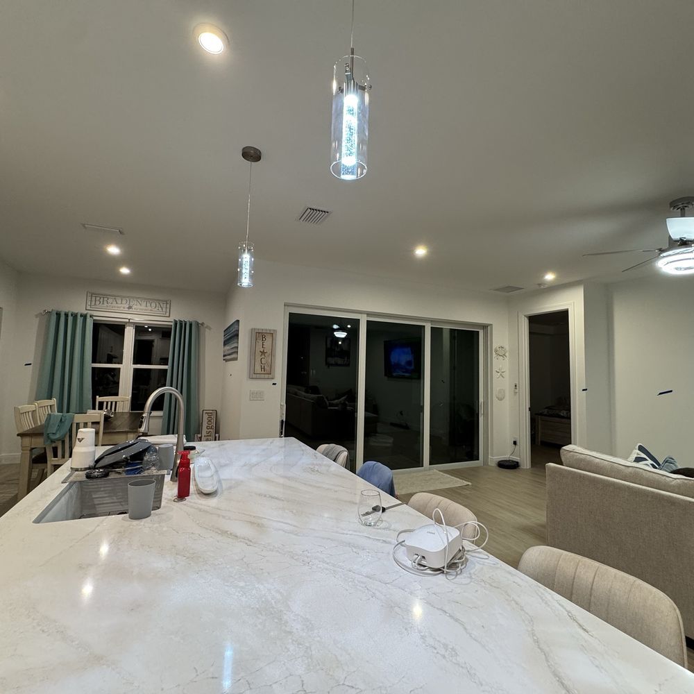 Paez Profix Solutions - Pendant light and ceiling fan - Electricians Near Me - Sarasota, Florida