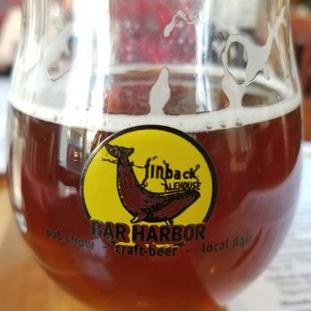 Finback Alehouse - If you're in Bar Harbor & need a drink or a good site down meal, that isn't pub style, check out the finback -- nice selection on all menus. - Gastropubs Near Me - Bar Harbor, Maine