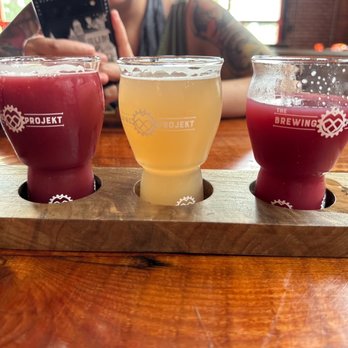 The Brewing Projekt - Flight - Breweries Near Me - Eau Claire, Wisconsin