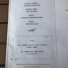 Pizzeria Vittoria - menu - Pizza Near Me - Savannah, Georgia