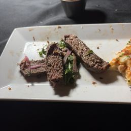 Bacon wrapped jalapeños and steak sandwich Bacon wrapped jalapeños and steak sandwich