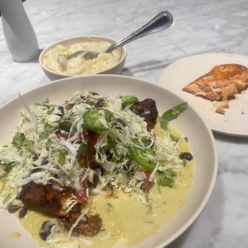 Flower Child - Chicken Enchiladas. Salmon. Smashed Gold Potato. - Salad Near Me - Addison, Texas