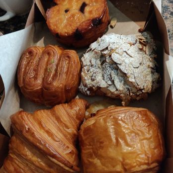 102 Scone Company - Top left: monkey bread Middle left to right: lime croissant, almond croissant Bottom left to right: plain croissant, ham & cheese croissant - Bakeries Near Me - La Jolla, California 102 Scone Company - Top left: monkey bread Middle left to right: lime croissant, almond croissant Bottom left to right: plain croissant, ham & cheese croissant - Bakeries Near Me - La Jolla, California