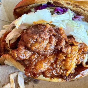 BIRDCODE Chicken - Mild Hot Chicken Sando - Chicken Shop Near Me - New Britain, Connecticut BIRDCODE Chicken - Mild Hot Chicken Sando - Chicken Shop Near Me - New Britain, Connecticut