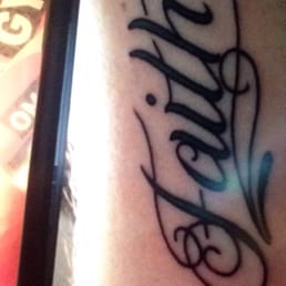 This is the work he did on my forearm.