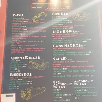 El Jeffe - Menu - New Mexican Cuisine Near Me - Brooklyn, New York