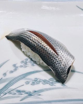 Photo of Sushi Shibucho - Costa Mesa, CA, US. Gizzard shad (kohada)