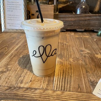 Ella Cafe - Sticky banana latte - Coffee & Tea Near Me - Plantation, Florida