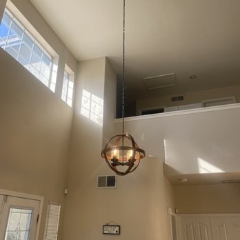 Israelectric - 4 light hanging pendant entryway light - Electricians Near Me
