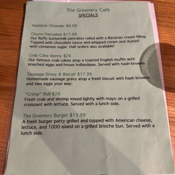 The Greenery Cafe - Breakfast & Brunch Near Me - Ogunquit, Maine