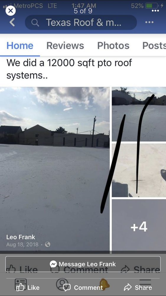 Slide of Texas Roofing & More