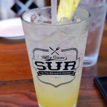 Sur at The Barnyard - Chipotle pineapple cooler - New American Near Me - Carmel, California Sur at The Barnyard - Chipotle pineapple cooler - New American Near Me - Carmel, California