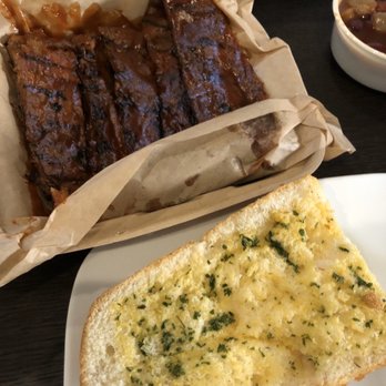 CJ BBQ - Pork ribs & garlic bread - Barbeque Near Me - San Jose, California