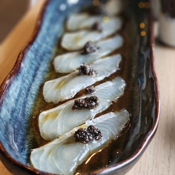 Eizen Sushi & Sake Bar - Halibut Truffles - Sushi Bars Near Me - Marina del Rey, California Eizen Sushi & Sake Bar - Halibut Truffles - Sushi Bars Near Me - Marina del Rey, California