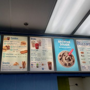 Dairy Queen Ltd Brazier - Menu boards. - Ice Cream & Frozen Yogurt Near Me - Simi Valley, California