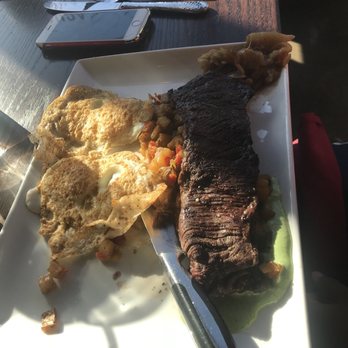 Agua 301 - The Brunch Steak and Eggs. The chimichuri sauce was amazing. Eggs cooked well and skillet potatoes were a nice touch. Steak had great flavor - Mexican Near Me - Washington, DC, District of Columbia