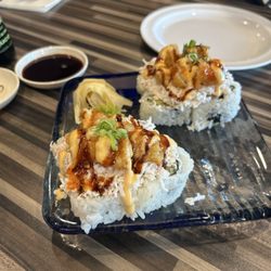 Konnichiwa - Bang bang shrimp roll!!! Delish!!!!