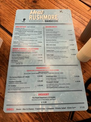 Menu photo 1 Meat Rushmore Barbecue Kansas City, MO Menu photo 1 Meat Rushmore Barbecue Kansas City, MO
