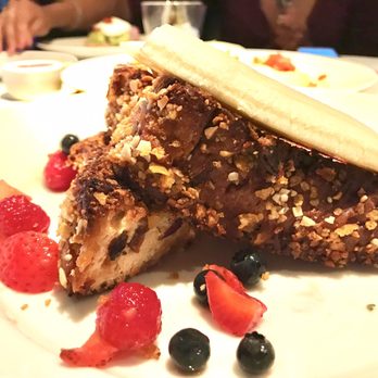 Lavo - Brunch - French toast with panettone and almond crust - The. Best. Ever. - Italian Near Me - Las Vegas, Nevada