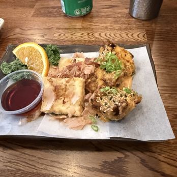 Sake 2 Me Sushi - AGEADSHI TOFU & UNAGI TEMPURA - Japanese Near Me - Chino, California Sake 2 Me Sushi - AGEADSHI TOFU & UNAGI TEMPURA - Japanese Near Me - Chino, California