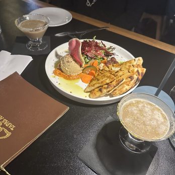 Zayith Bazaar - Pistachio martinis and hummus platter - Tapas/Small Plates Near Me - Sudbury, Massachusetts Zayith Bazaar - Pistachio martinis and hummus platter - Tapas/Small Plates Near Me - Sudbury, Massachusetts