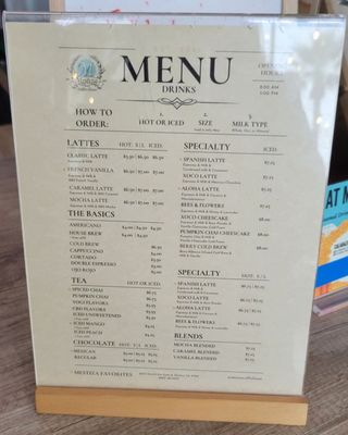 Menu photo 4 Mestiza Coffeehouse Ontario, CA Menu photo 4 Mestiza Coffeehouse Ontario, CA