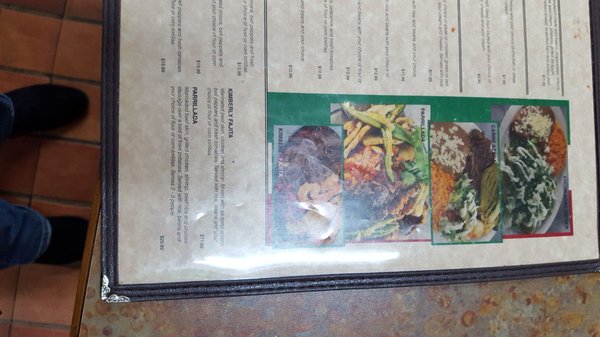 Menu photo 6 Kimberly Mexican Restaurant and Store Wisconsin Dells, WI