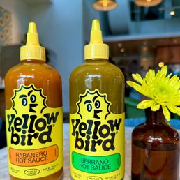 Complimentary hot sauces Complimentary hot sauces