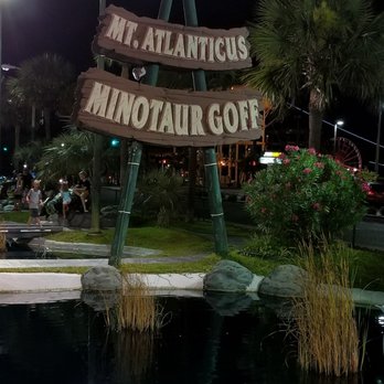 Mt. Atlanticus Minotaur Golf - Mt. Atlanticus sign. - Mini Golf Near Me - Myrtle Beach, South Carolina Mt. Atlanticus Minotaur Golf - Mt. Atlanticus sign. - Mini Golf Near Me - Myrtle Beach, South Carolina