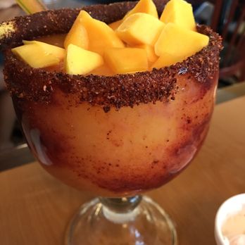 Frosties Ice Cream - Here's the giant and overwhelming Mango margarita with chamoy! Enjoy slow or your brain will freeze - Mexican Near Me - Indio, California Frosties Ice Cream - Here's the giant and overwhelming Mango margarita with chamoy! Enjoy slow or your brain will freeze - Mexican Near Me - Indio, California