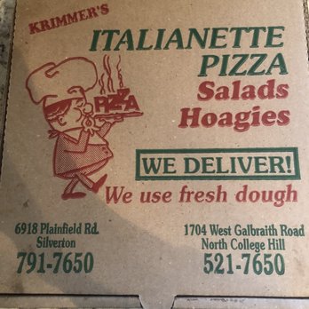 Krimmer's Italianette Pizza - Pizza Near Me - Cincinnati, Ohio