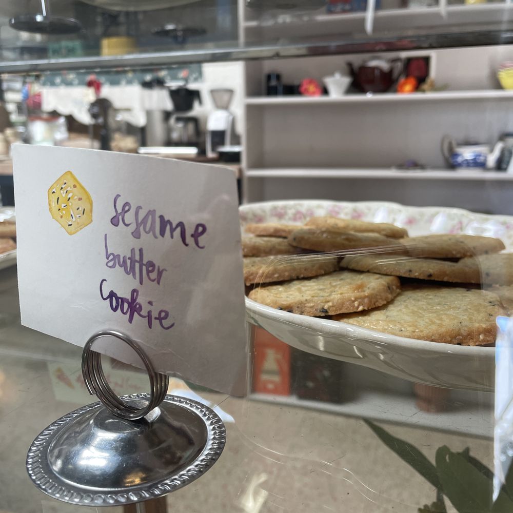 Their classic sesame butter cookie is buttery, sesame-ie. YUM. Their classic sesame butter cookie is buttery, sesame-ie. YUM.