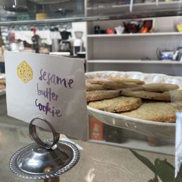 Their classic sesame butter cookie is buttery, sesame-ie. YUM. Their classic sesame butter cookie is buttery, sesame-ie. YUM.